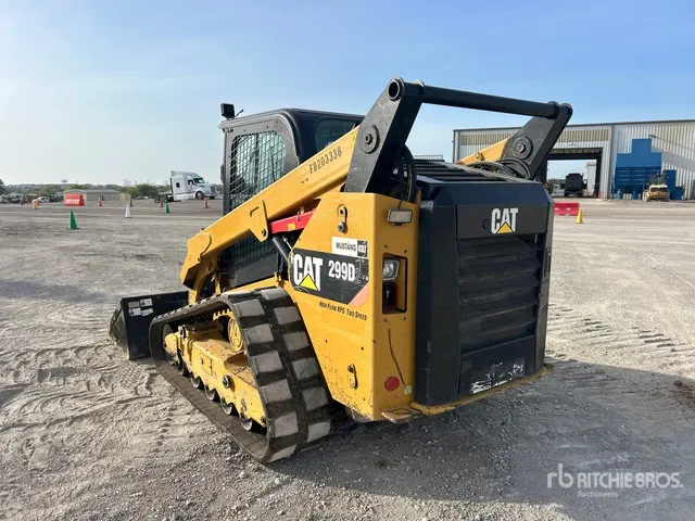 2018 Cat 299D2 Two-Speed High Flow XPS Compact Track Loader