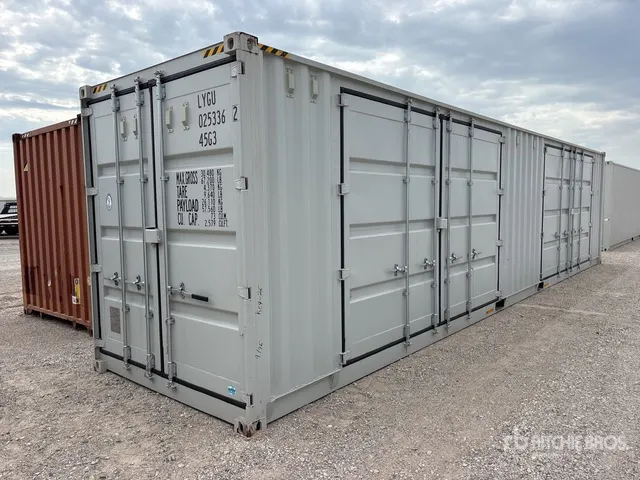 2026 40 ft High Cube Multi-Door Storage Container