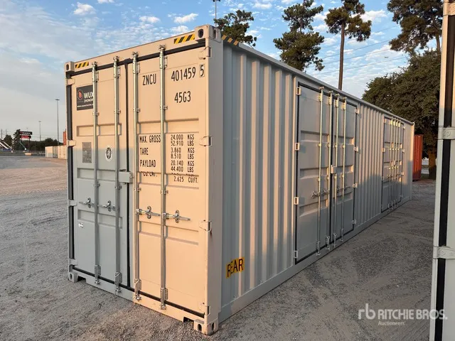 2026 40 ft High Cube Multi-Door Storage Container