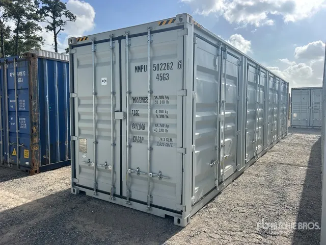 2026 40 ft High Cube Multi-Door Storage Container
