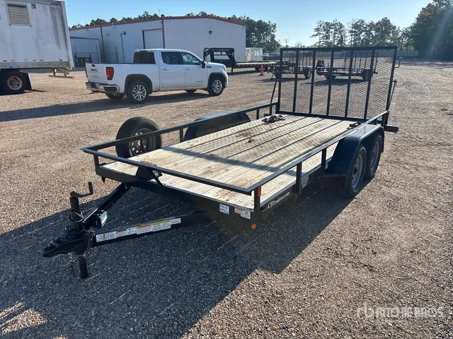 2024 C&B Quality trailer works DB4C14-6K RMP 14 ft T/A Utility Trailer