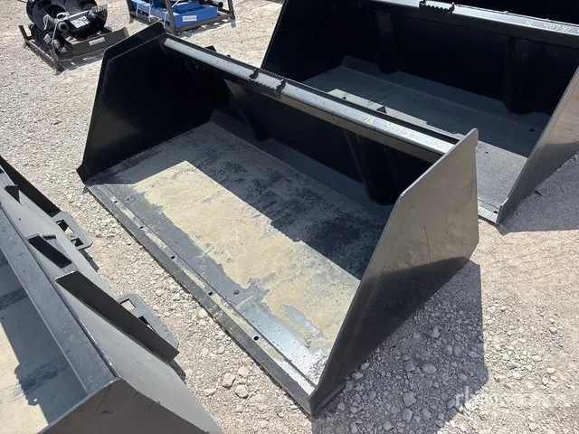 Mid-State 78 in Snow & Litter Skid Steer Bucket (Unused)