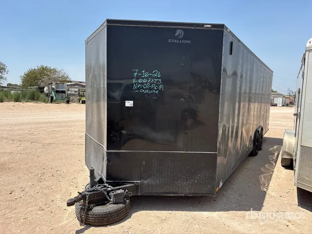 2025 Stallion 24 ft T/A Enclosed Trailer
