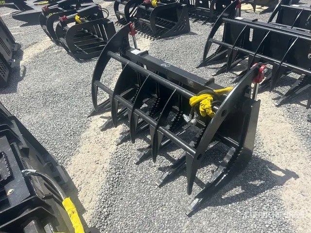 Mid-State 60 in Skid Steer Root Rake (Unused)