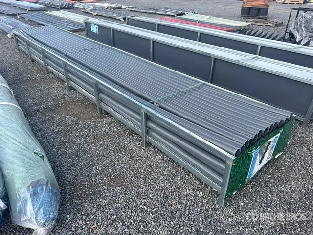 Quantity of (58) 3 in x 20 ft Grey UPVC Rigid Non-Metallic Conduit (Unused)