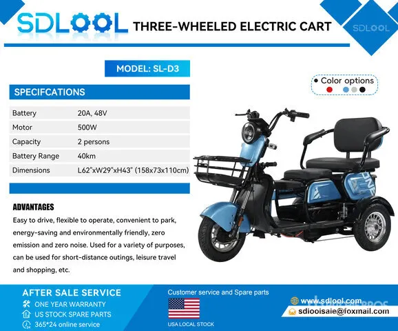 2026 SDLOOL SL-D3 Electric (Unused)