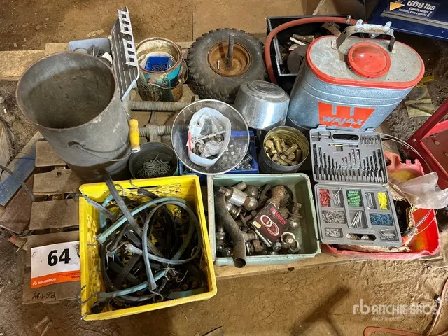Ball Hitch, Drill Set, Wheel, Wajax Fuel Storage, Bolts, Screws