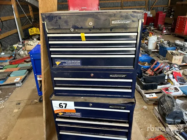 Quantity of (2) Mastercraft Steel Tool Box