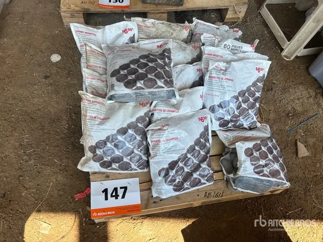 Quantity of (18) Ceramic Briquettes