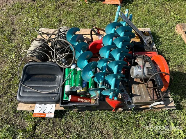 Ice Augers, Wire Rope, Cut-Off Saw & Shop Supplies