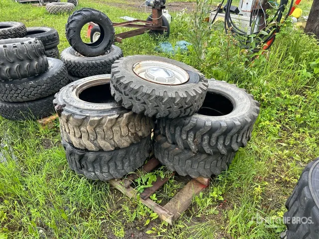 Quantity of (5) Mixed Titan, Goodyear, Wide-Wall Tires