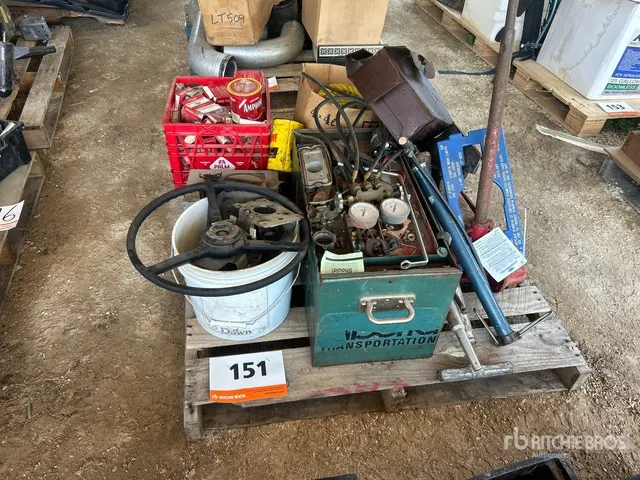 Garage Jack, Rope, Tool Box, Steering Wheel, Grease & Tractor Seal