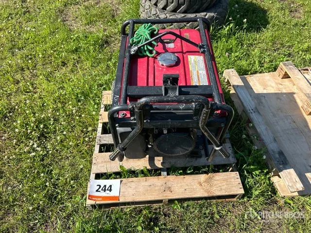 Honda EM6500SX Portable Generator, Gasoline Engine, 5.5 kVA Rated Output, 120/240V, Single Phase, Electric/Recoil Start, Auto Throttle Generator Set