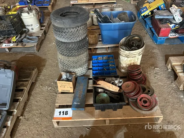 Quantity of Bolts & Nuts, Pulleys & Mix Tires