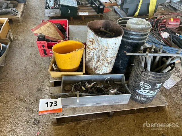 L-Bolts, Hose Clamps, Hex Head Bolt & Washers, Steel Plate, Hydraulic Connection Components