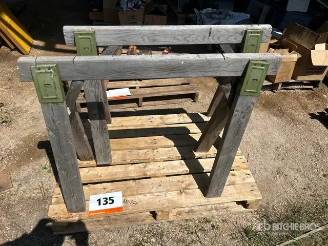 Quantity of (2) Wooden Stands