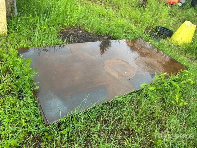 Quantity of (2) 1/2 in Steel Plates