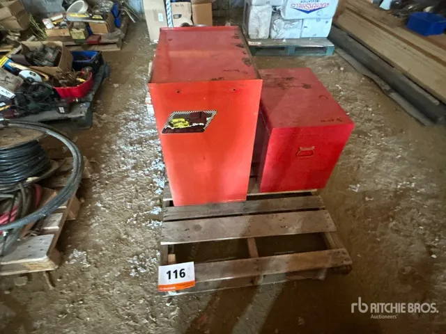 Quantity of (2) Steel Tool Box