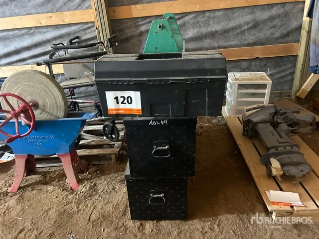 Quantity of (4) Steel, Wood & Plastic Tool Box