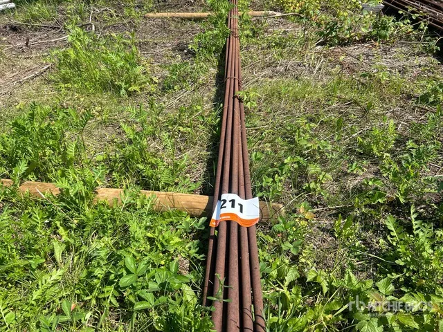 Quantity of (12) 0.75 in 25 ft Sucker Rods