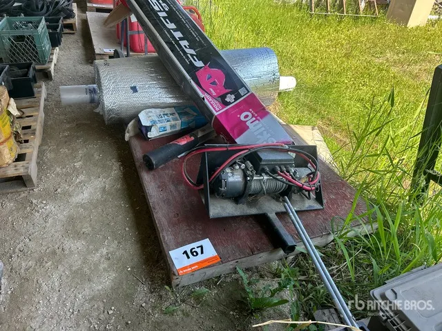 Reflective Insulation, 10k Winch, Ice Fishing Shack & Dolly