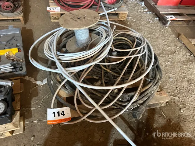 Quantity of (2) Pallets of Quantity of Cables & Hose