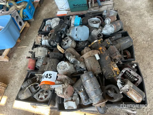 Quantity of Starter, PTO & Alternator