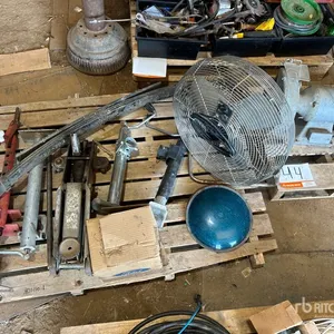 Baldor Bench Grinder, Fan, Jacks, Light Cover, Spring Suspension