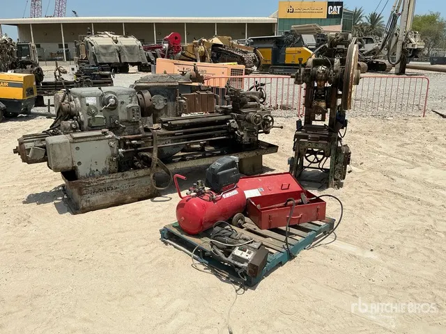 Quantity of (5) Industrial Equipment w/ Lathe