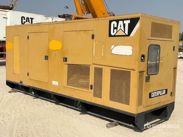 2012 Cat 550 500 kVA Skid-Mounted Generator Set