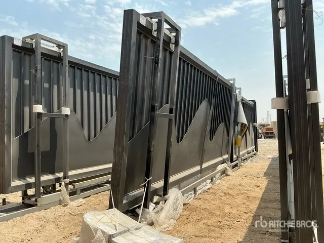 KMT 9.7 m x 1.8 m Bi-Parting Remote Controlled Driveway Gate (Unused)