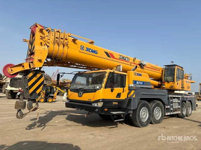 2020 XCMG XCT80 80 ton 8x4x4 Hydraulic Truck Crane