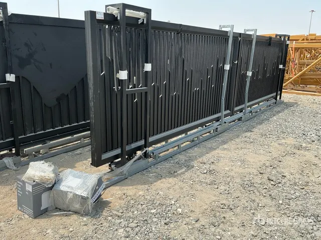 KMT 8 m x 1.8 m Bi-Parting Remote Controlled Driveway Gate (Unused)