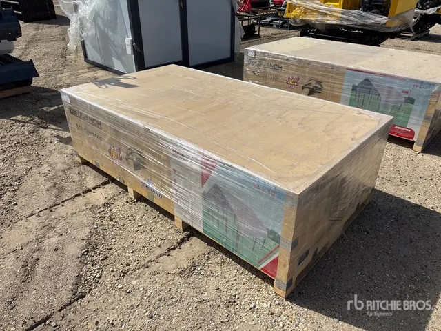 2026 SDLGM1310F 13ft ×10 ft Galvanized Metal Livestock Shelter (Unused)