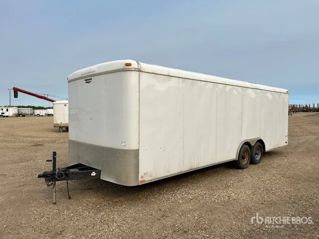 2012 Continental 24 ft T/A Enclosed Trailer