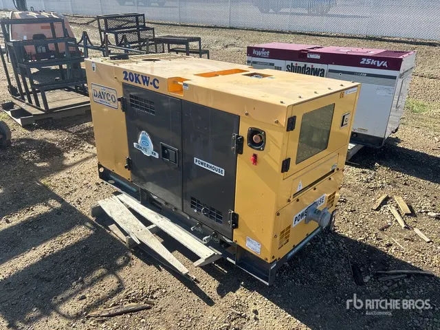 Genlite 20 kW Skid Mounted Generator Set