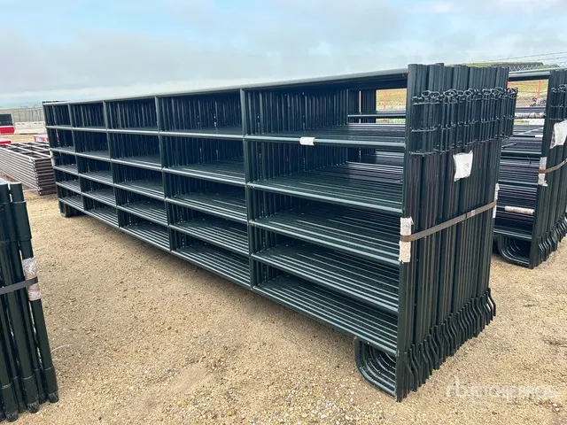 Quantity of (24) 2026 BYT PNL200 5 Ft 6 In High 6 Rail 20 Ft Livestock Panel (Unused)