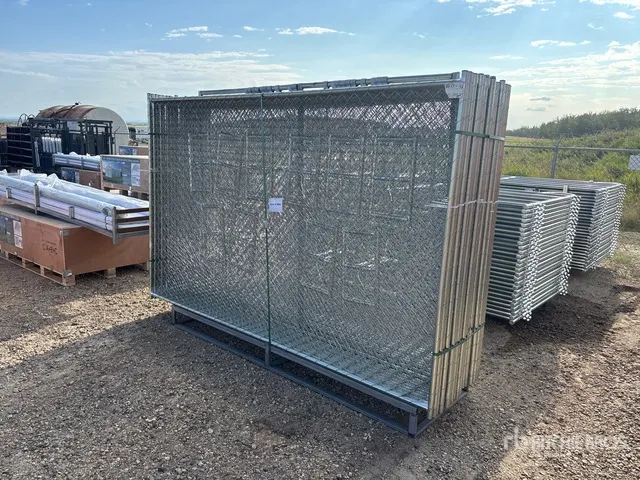 Quantity of (20) 2026 GLCF1006 9 ft 5 in x 6 ft Chain Link Site Fence (Unused)