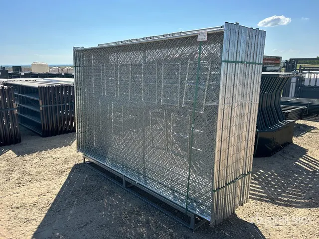 Quantity of (20) 2026 GLCF1006 9 ft 6 in x 6 ft Chain Link Site Fence (Unused)
