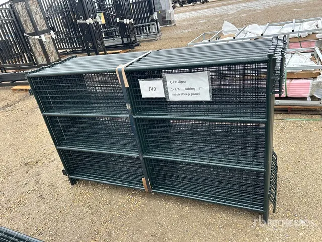Quantity of (18) 2026 BYT MSPP07 7 ft Mesh Sheep Livestock Panel