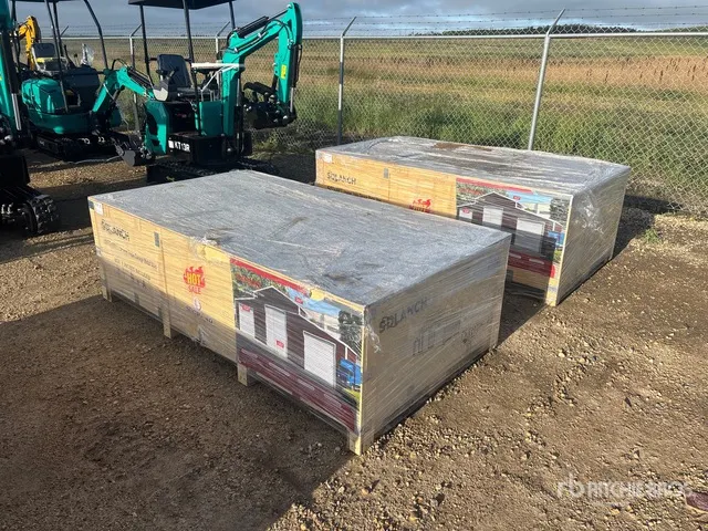 2026 SDL4230TGMS 42 ft x 30 ft Triple Garage Metal Shed (Unused)