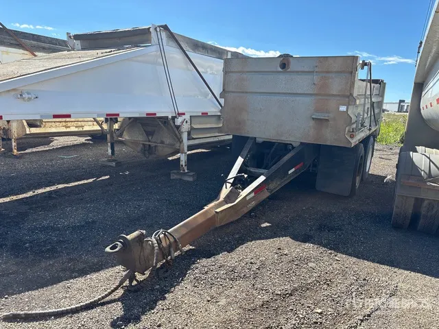 2020 Nahanni 14 ft T/A Pup End Dump Trailer