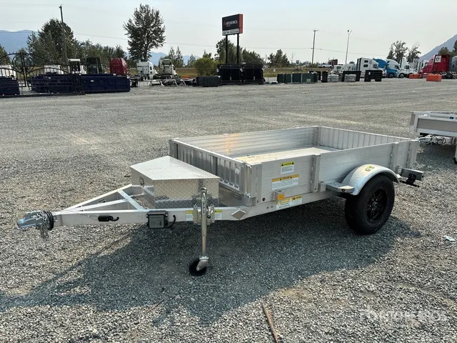 2025 Marlon 8 ft S/A Aluminum Dump Utility Trailer (Unused)