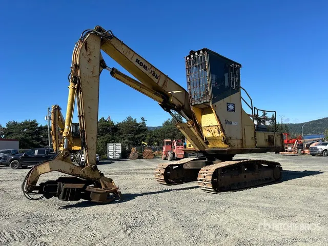 1997 Komatsu 300HD-6 Heel Boom Log Loader