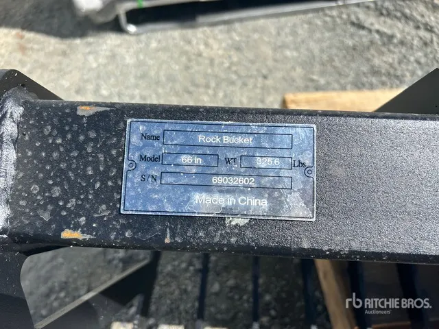 2026 Suihe SSB-66 Skeleton Skid Steer Bucket (Unused)