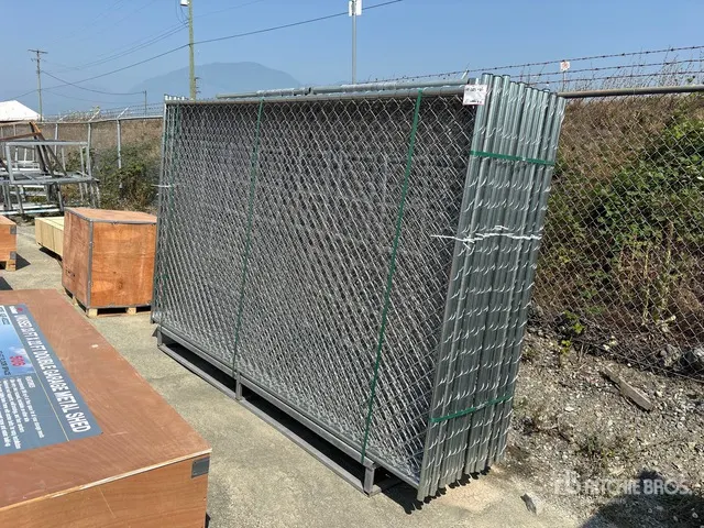 Quantity of (20) 2026 GLCF1006 10 ft x 6 ft Chain Link Temporary Site Fence (Unused)