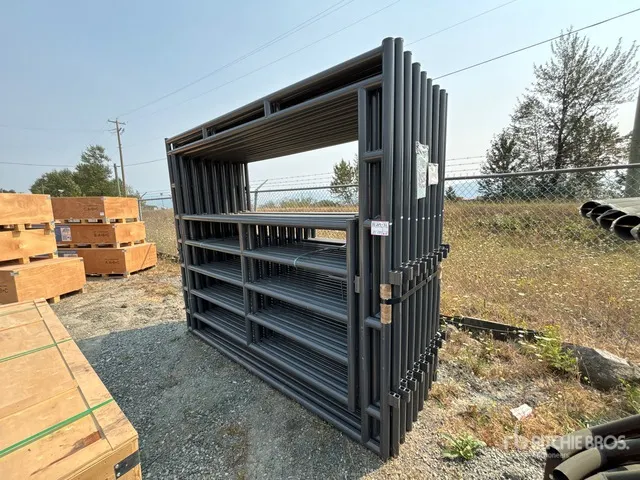 Quantity of (16) 2026 BYT FRMGTE96 9 ft 6 in x 5 ft Heavy Duty Magnum Ranch Frame Livestock Gate (Unused)