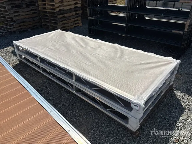 Quantity of (2) 2024 BYT BDF410 4 ft x 10 ft Aluminum Boat Dock Section Kit (Unused)