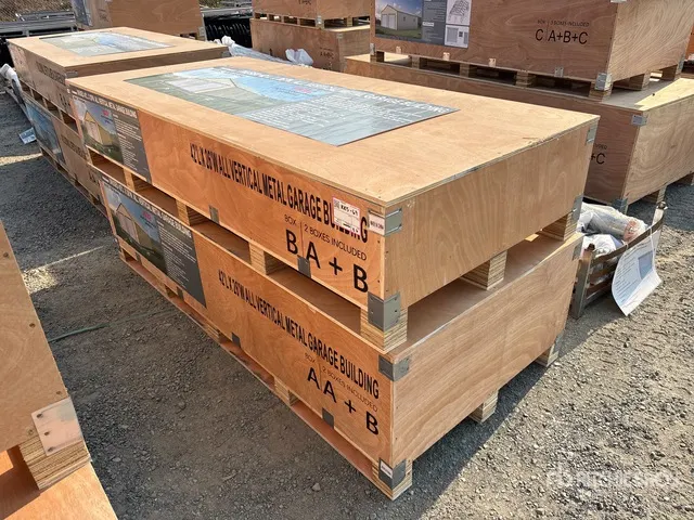 2026 AGR-MS2642 Metal Garage Storage Building (Unused)