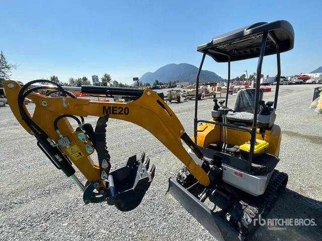 2026 ME20-YELLOW Mini Excavator (Unused)